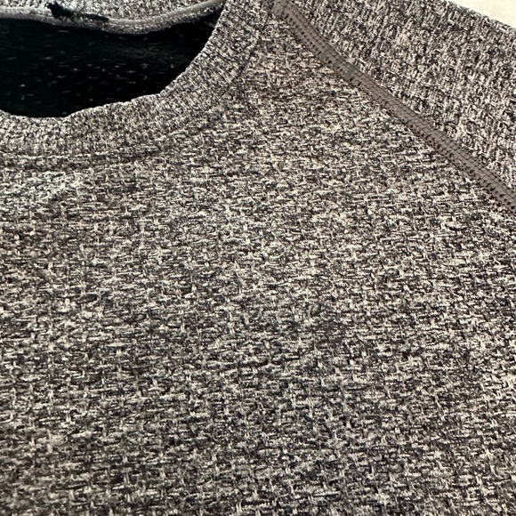 Engineered Warmth Long Sleeve Crew - Black & White - Picture 5 of 9